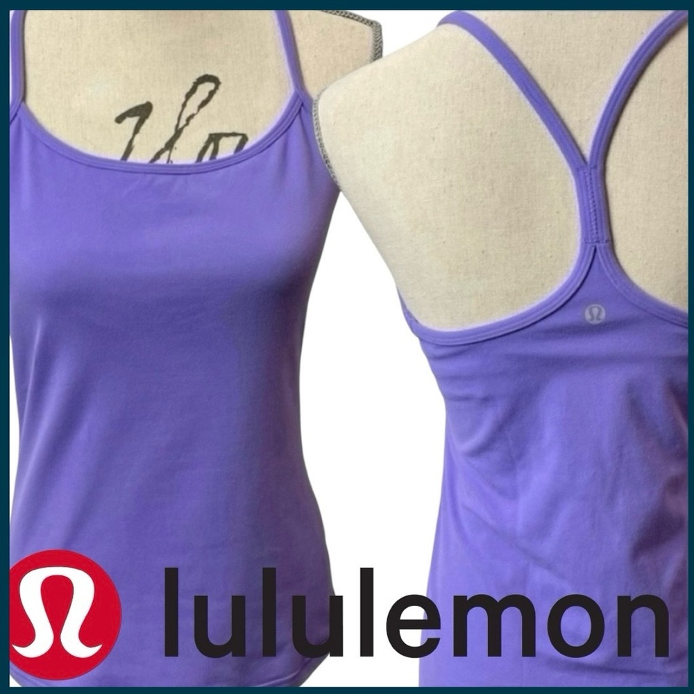 Lululemon Athletica Purple Fitted Sleeveless Tank Top